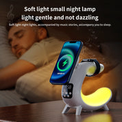 Liuyi Multi-function Wireless Charging Bedside Table Lamp My Store