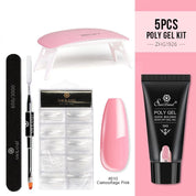 Quick Extension Gel Crystal Gel Nail Set NOOVAMUSE