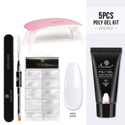 Quick Extension Gel Crystal Gel Nail Set NOOVAMUSE
