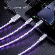 3 In 1 Micro USB Type C Cable LED Flowing Light My Store