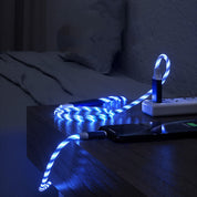 3 In 1 Micro USB Type C Cable LED Flowing Light My Store