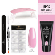 Quick Extension Gel Crystal Gel Nail Set NOOVAMUSE