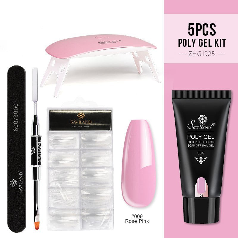 Quick Extension Gel Crystal Gel Nail Set NOOVAMUSE