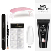 Quick Extension Gel Crystal Gel Nail Set NOOVAMUSE