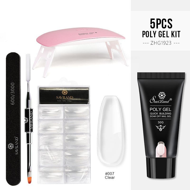 Quick Extension Gel Crystal Gel Nail Set NOOVAMUSE