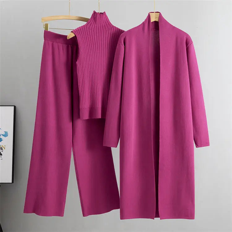 3pcs Suits Sleeveless Sweater My Store