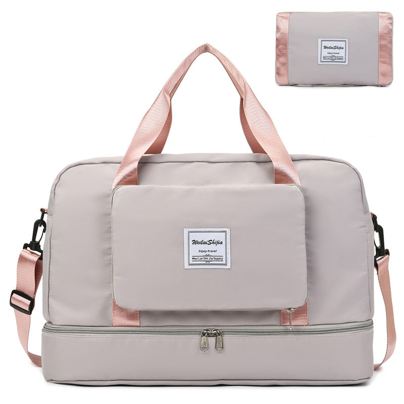 Foldable Travel Duffel Bags Sports Gym Tote Bag Women My Store