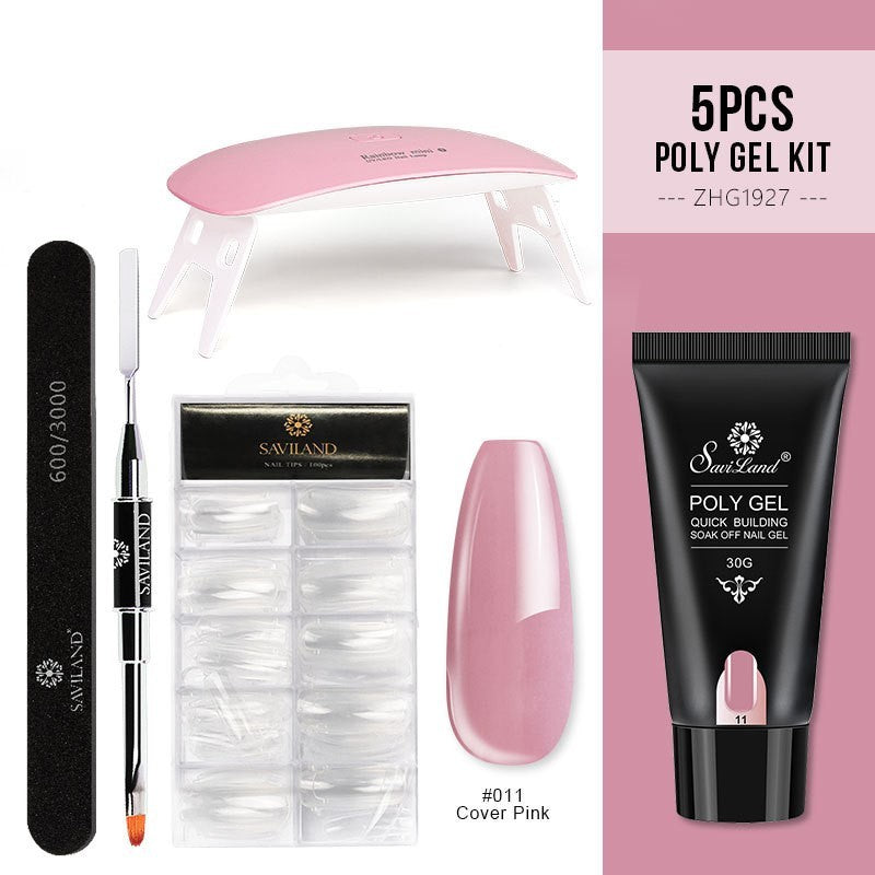 Quick Extension Gel Crystal Gel Nail Set NOOVAMUSE