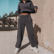 Long Sleeve Turtleneck Sweatshirt NOOVAMUSE