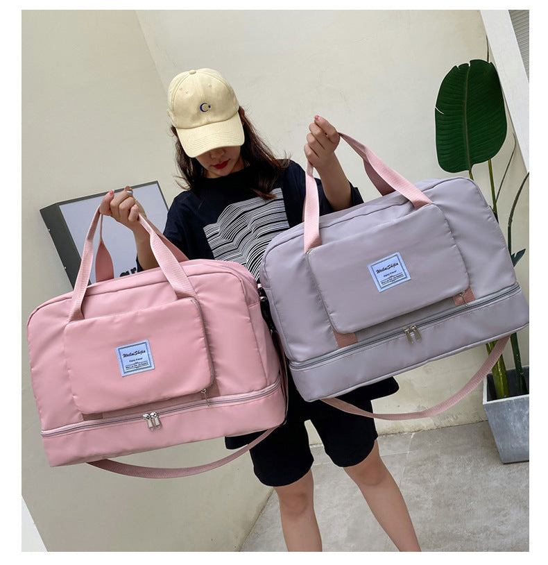 Foldable Travel Duffel Bags Sports Gym Tote Bag Women My Store