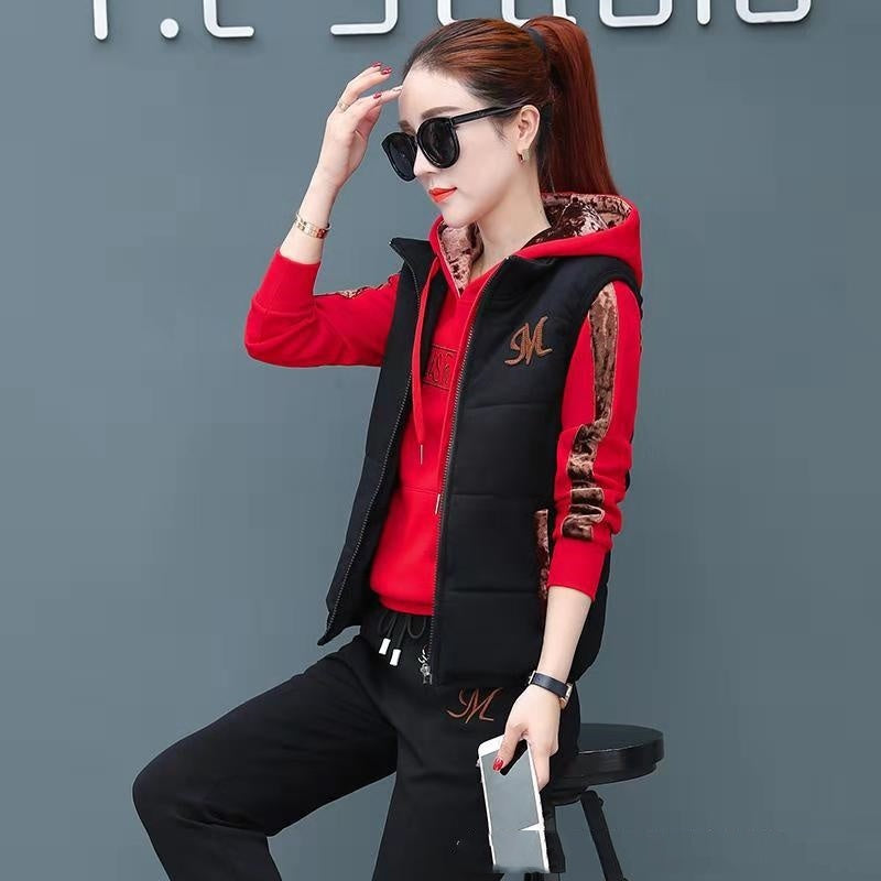 Fleece Lined Thickened Sportswear Suit Casual My Store
