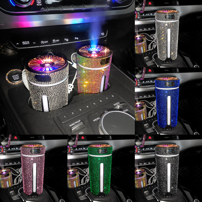 Luxury Diamond Car Humidifier LED Light Car My Store