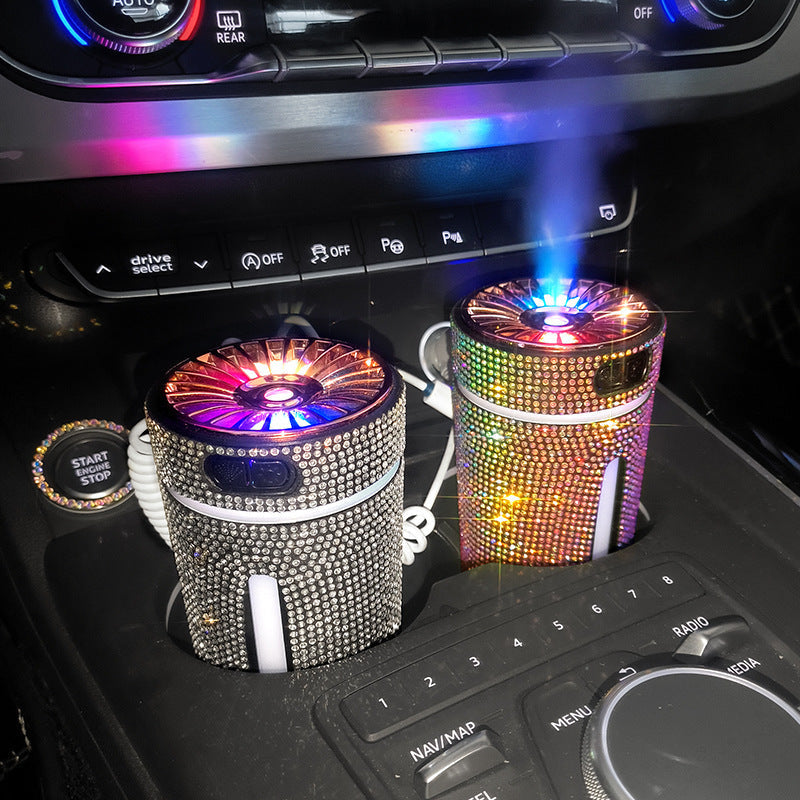 Luxury Diamond Car Humidifier LED Light Car My Store
