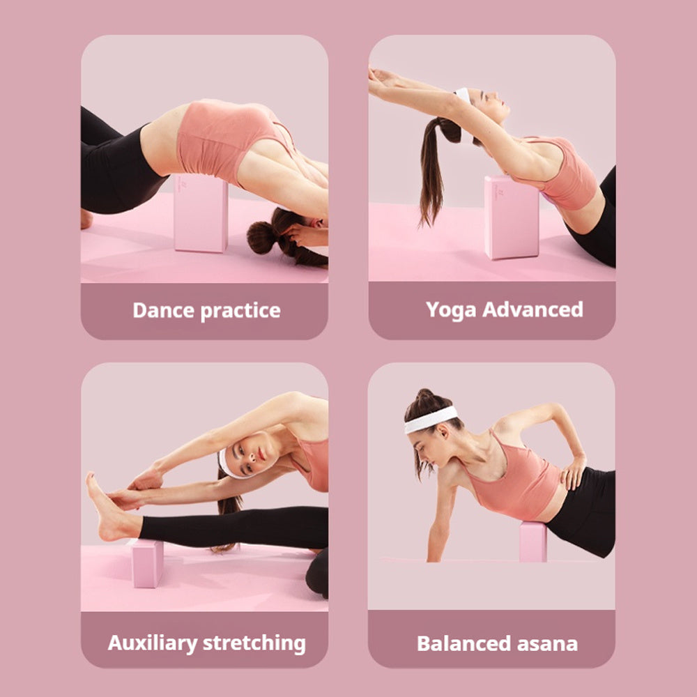 Yoga Bricks Gym Blocks Foam Brick Training Exercise Fitness Tool My Store