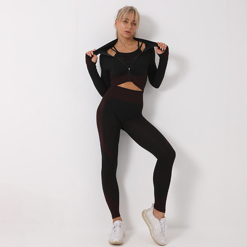 3PCS Yoga Set Seamless Sport Set My Store