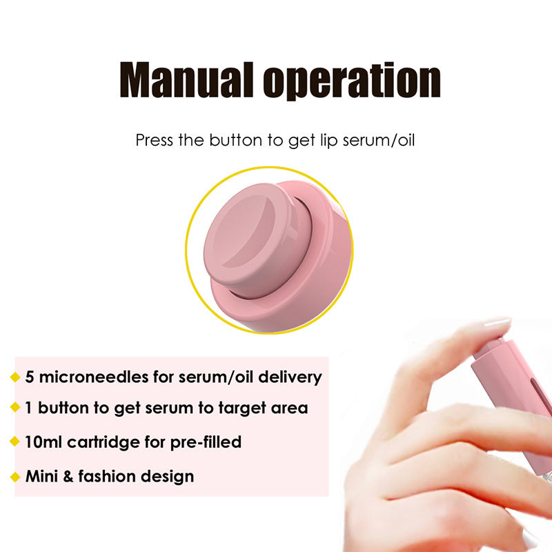 3 In 1 Lip Care Roller Needle Roller Lip