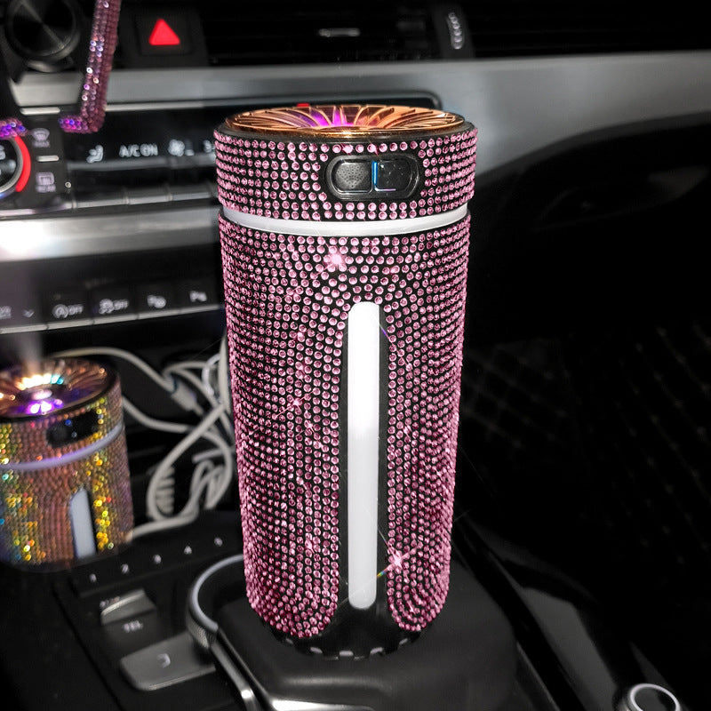 Luxury Diamond Car Humidifier LED Light Car My Store