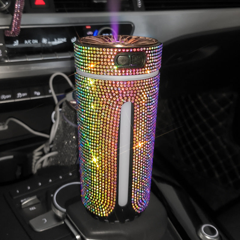 Luxury Diamond Car Humidifier LED Light Car My Store