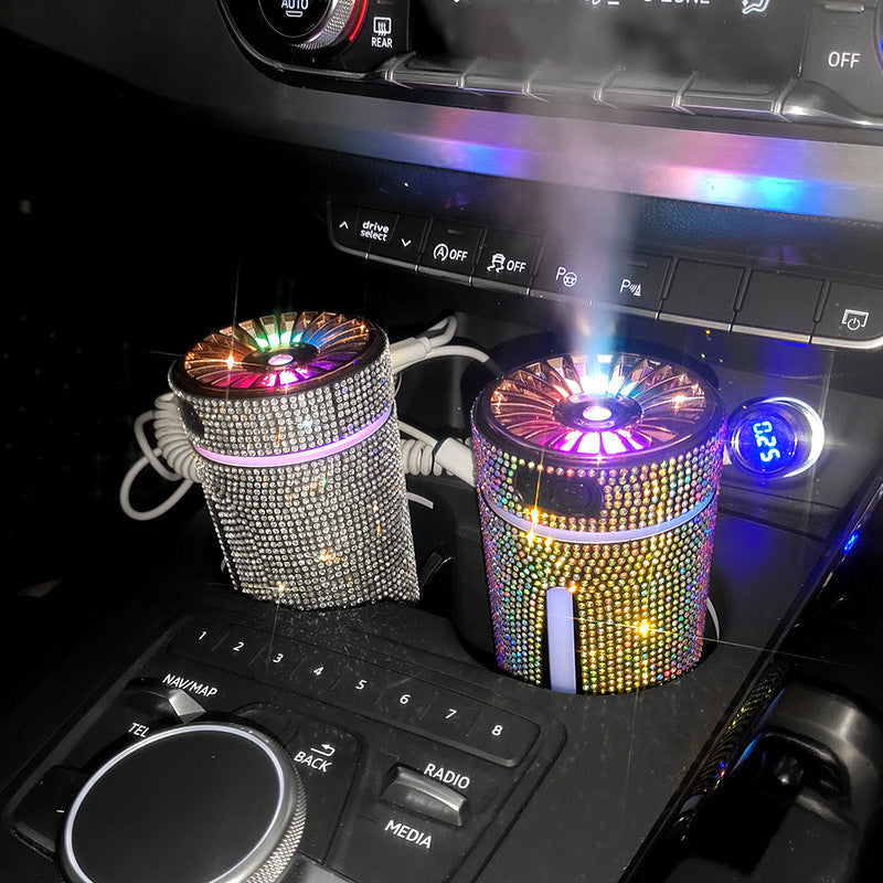 Luxury Diamond Car Humidifier LED Light Car My Store