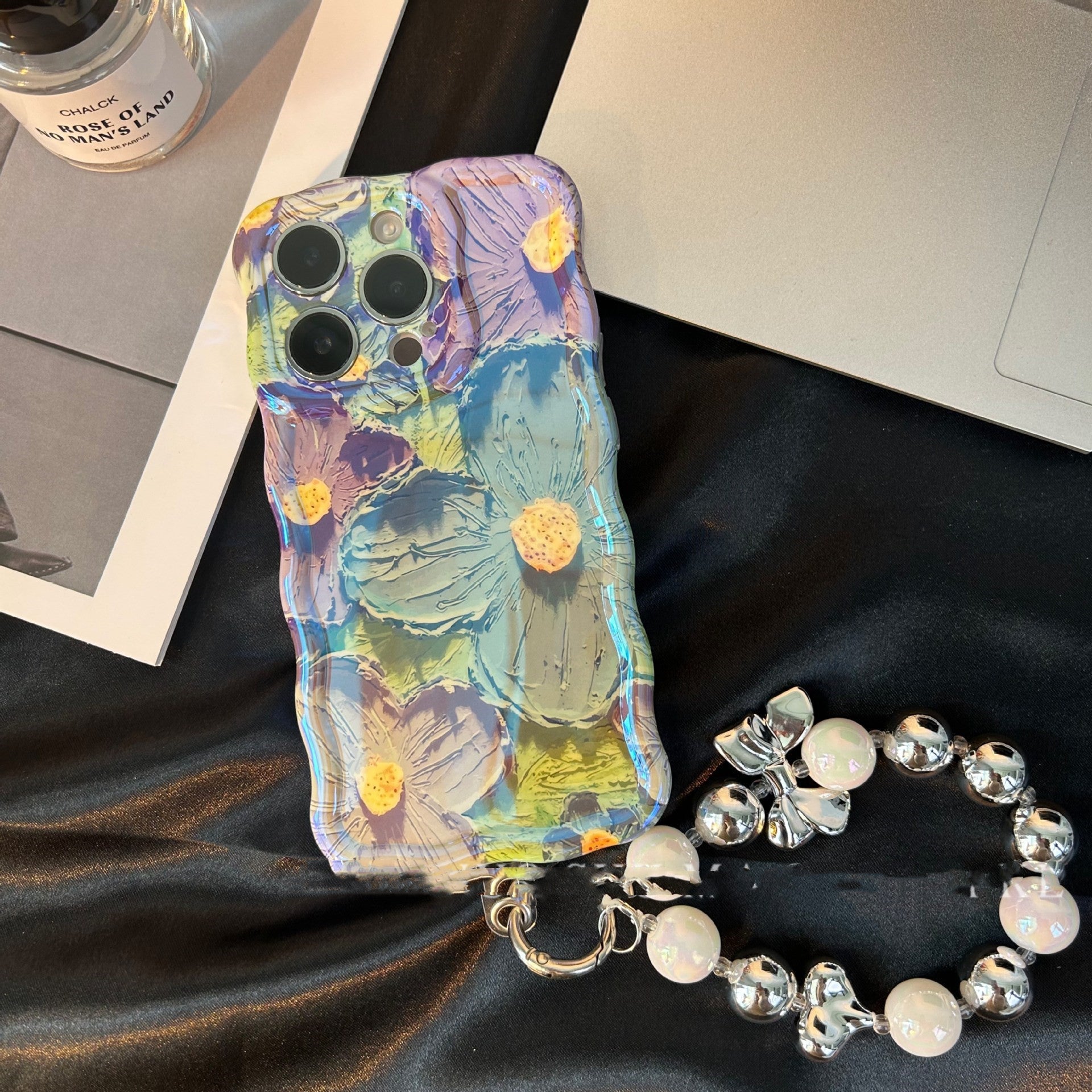 Retro Oil Painting Phone Case Blu-ray Flowers Shockproof Cases My Store