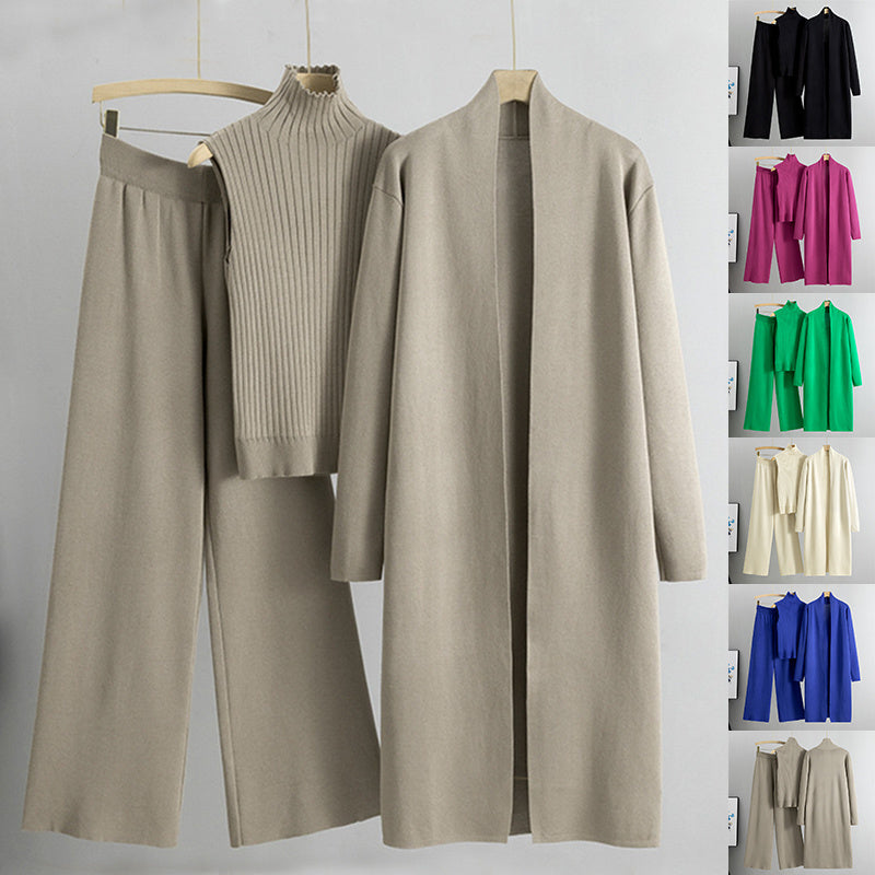 3pcs Suits Sleeveless Sweater
