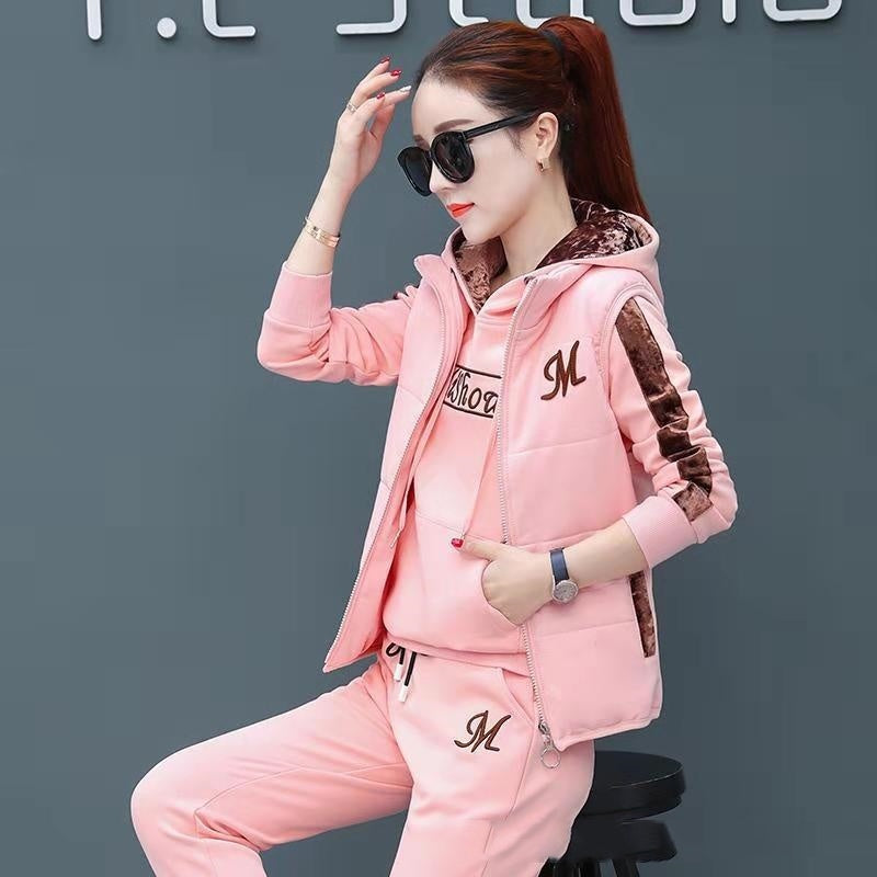 Fleece Lined Thickened Sportswear Suit Casual My Store