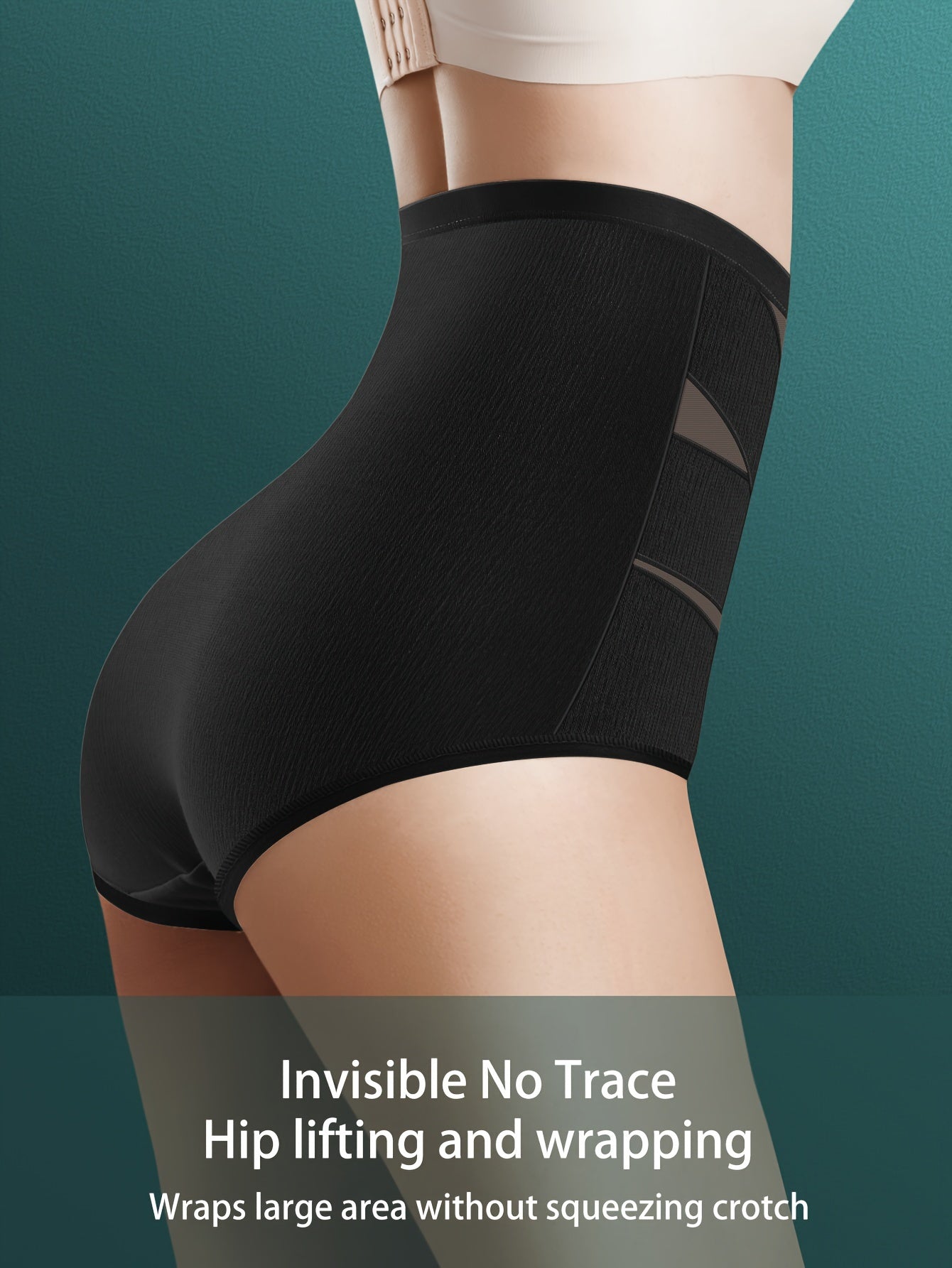 3 Pack Silk High Waist Crossover Body Shaping Panties, Tummy Control Panty Hi-Waist Short Tummy Control Shapewear for Women My Store
